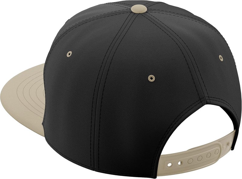Daxton Store Classic Blank Snapback Flat Bill Visor Hat Cap One Size Adjustable Back - Image 3